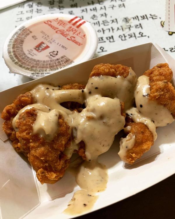 韓國KFC推出限定新品 酥炸香辣雞腎！