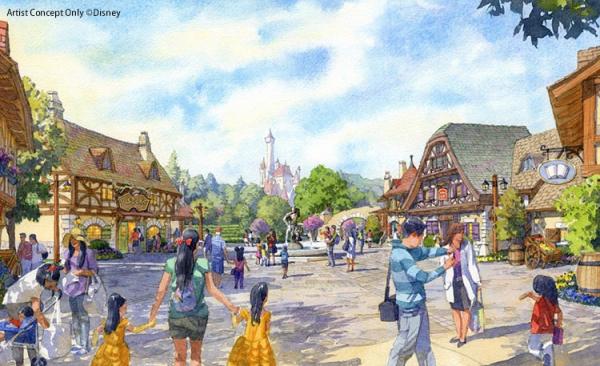 東京迪士尼樂園美女與野獸主題新園區New Fantasyland 2020年4月正式開幕
