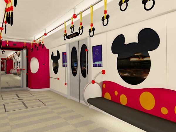 全新米奇車廂裝潢！迪士尼度假區線新列車2020年投入服務