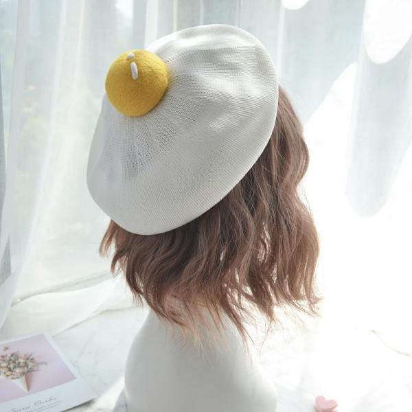 成隻太陽蛋放係頭頂！ 韓國大熱超可愛造型畫家帽