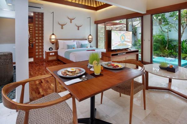 峇里島超浪漫4星級Villa 私人泳池/漂浮早餐/休閒吊床