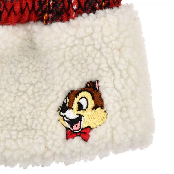 日本迪士尼推出Chip 'n' Dale秋季雜貨 格仔風暖笠笠頸巾/冷帽/家居用品