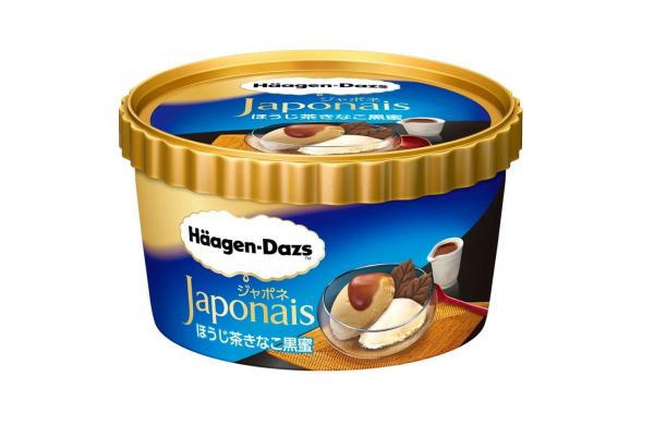 日本Haagen Dazs便利店限定新品 焙茶黃豆黑蜜、焦糖芝士撻雪糕杯