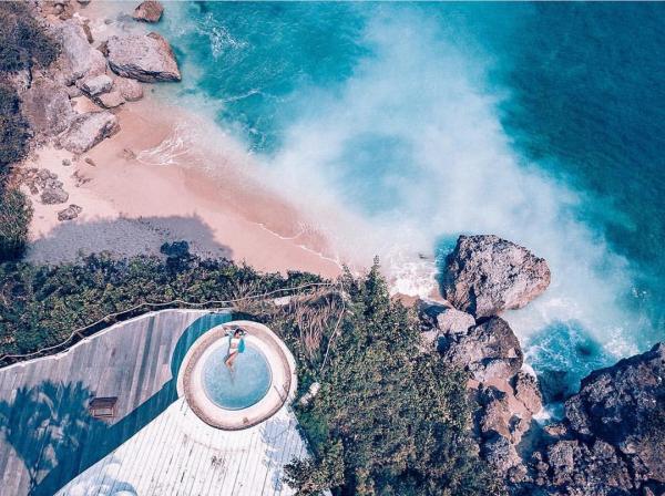 峇里島高CP值懸崖度假酒店 無邊際泳池/酒店私人沙灘