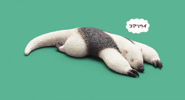 日本最新懶瞓動物扭蛋 小食蟻獸/駱駝齊齊趴地睡覺好可愛！