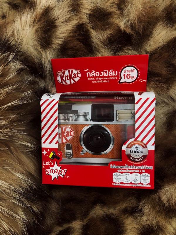 泰國KitKat推限量版復古菲林相機 經典朱古力包裝/影出高質懷舊相