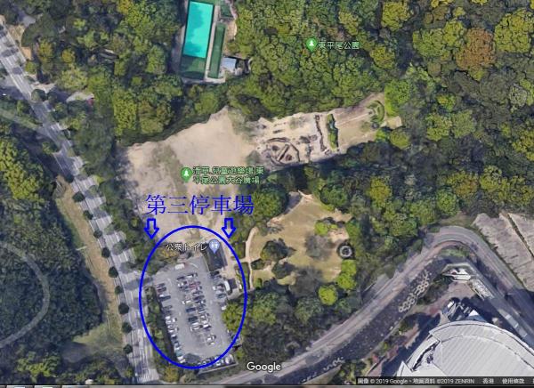 ▲第三停車場Google  Map圖所在位置