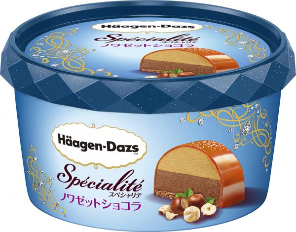 日本便利店限定冬季新品 Häagen-Dazs推出榛子朱古力味雪糕