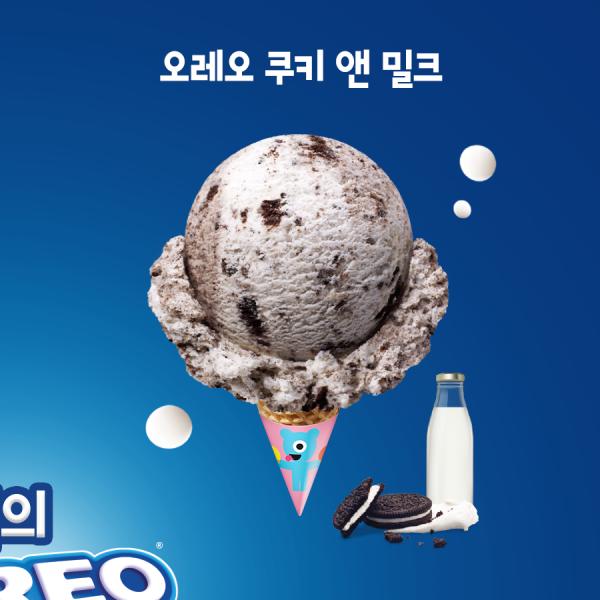 韓國雪糕店推限定OREO主題系列 超厚OREO雪糕三文治！