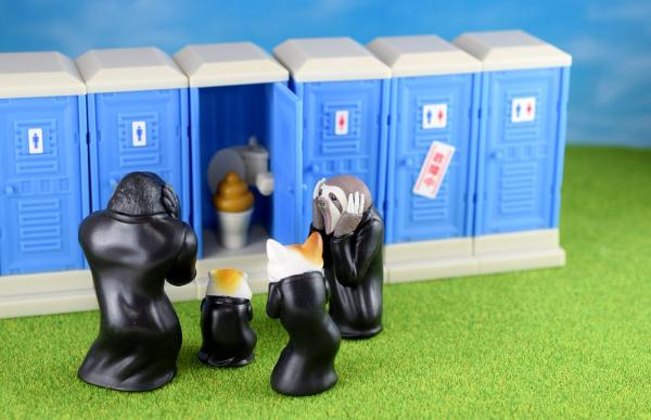 日本推出流動廁所扭蛋 有齊坐廁企廁 配搭不同動物設計有趣場景！