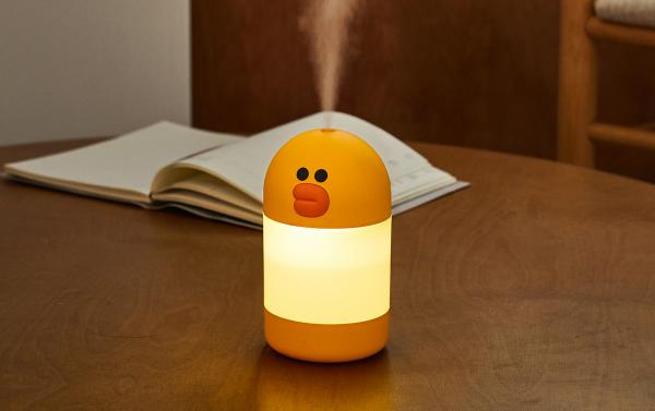 韓國LINE FRIENDS新推迷你家品 冬天必備夜燈加濕器！