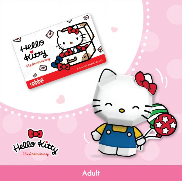 曼谷Rabbit Card聯乘Hello Kitty 限定推出特別版慶祝45歲生日
