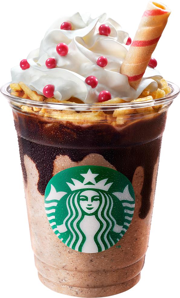 朱古力、曲奇脆條、薯條三合一！ 日本Starbucks推出聖誕限定星冰樂