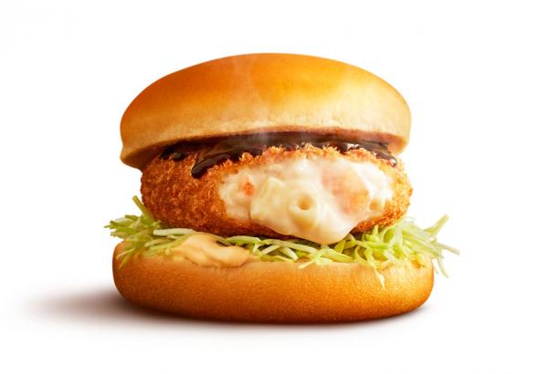 冬天暖笠笠必食！ 日本麥當勞推出牛肉醬芝士可樂餅漢堡