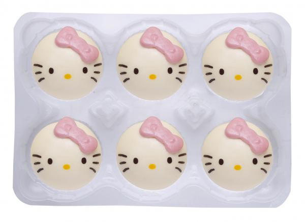 台灣推Hello Kitty造型點心 超可愛台式刈包/港式奶皇包