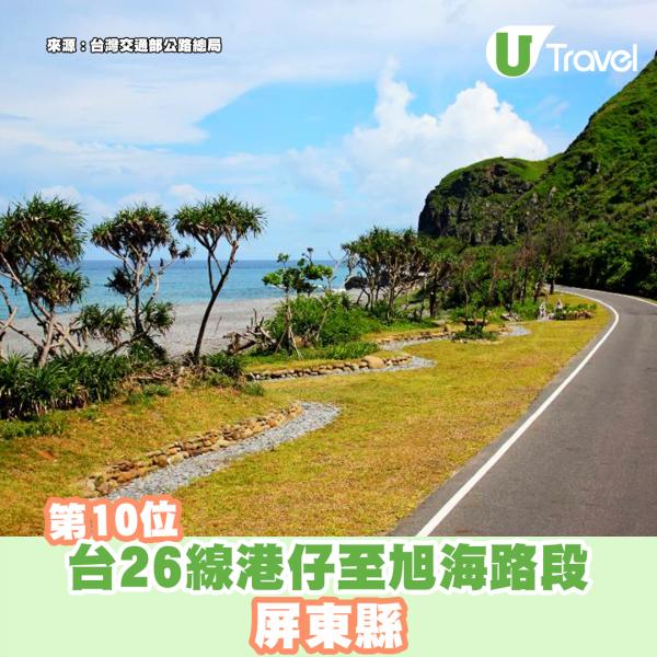 公路沿著太平洋海岸，是台灣少數保留自然海岸景觀的公路。於此路段上，可以觀看到原始自然海岸以及一望無際的太平洋。