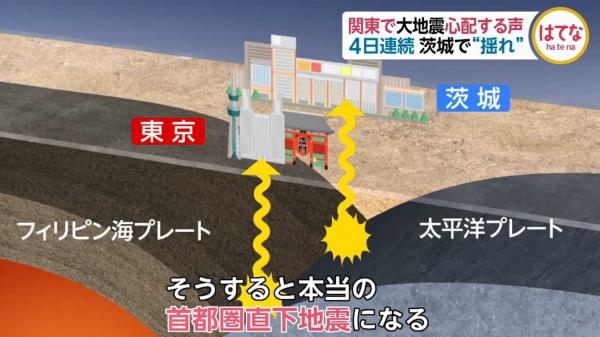 關東地方1星期內16次地震 專家恐東京或發生6級以上大地震