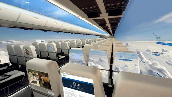 英國科技公司研發無窗飛機 360度欣賞高空迷人景色