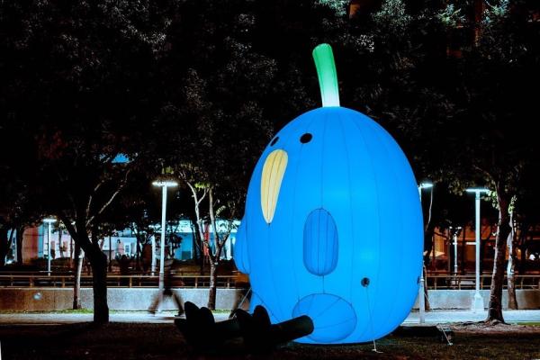 2020台灣燈會副展區開幕 巨型戽斗星球動物/8米高大雪人燈飾