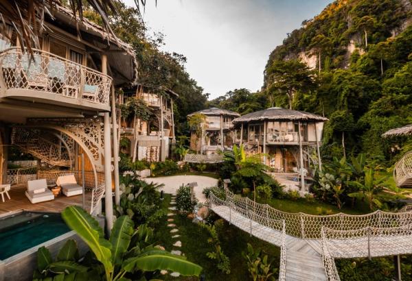 泰國雙層樹屋別墅度假村 獨立私人泳池/座擁一望無際無敵海景