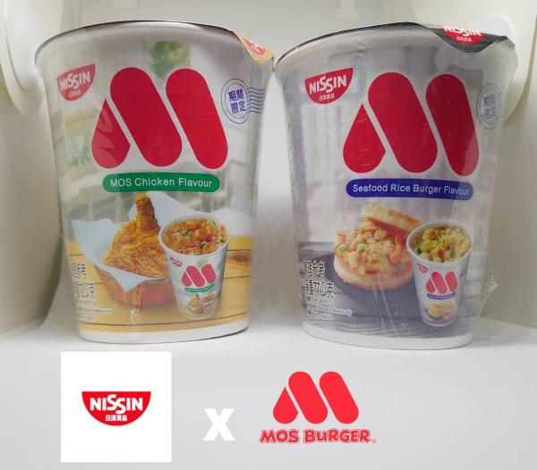 MOS Burger X 日清食品推出特色「MOS杯麵」 海洋珍珠堡/和風炸雞口味