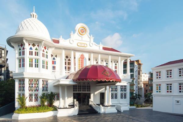 泰國布吉葡式古典宮廷酒店 主題套房直通藍白色大型泳池
