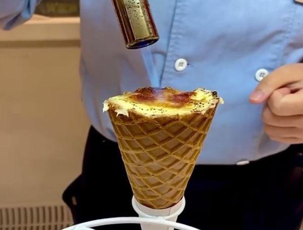 台北雪糕店「北海道生乳"冰淇淋之家」新開限定店 炙燒焦糖布甸北海道牛奶雪糕