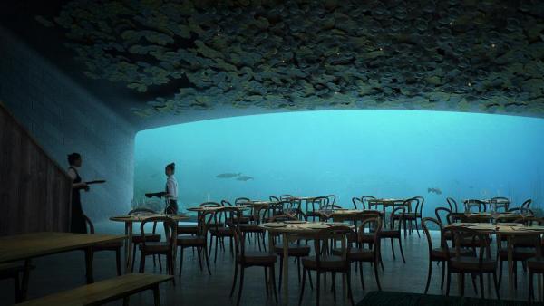 挪威海底餐廳Under水深5米 無敵海景被時代雜誌選為全球百大必去景點