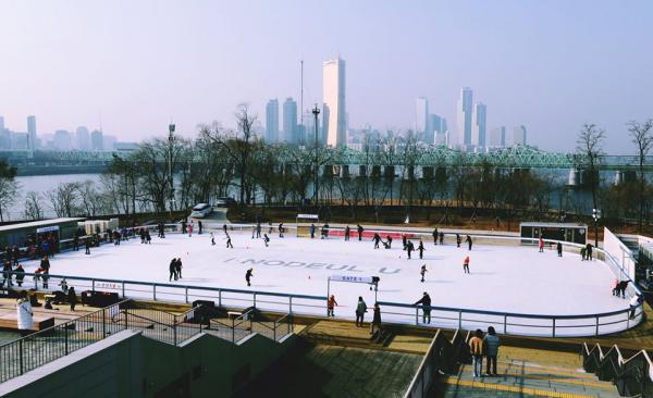 韓國農曆新年必到景點推介 鷺得島戶外溜冰場 (노들섬 스케이트장)