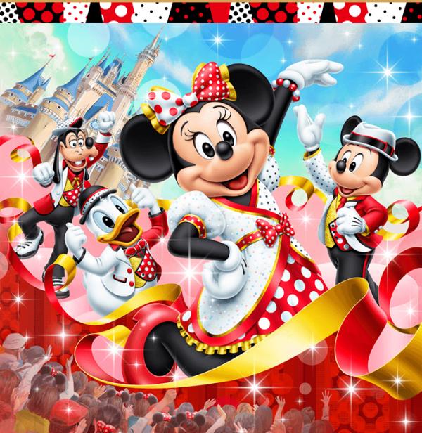 東京迪士尼樂園期間限定米妮泡泡洗手台