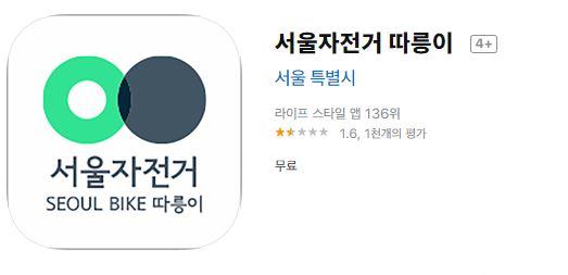 韓國旅遊必備10大實用App！서울자전거 따릉이（首爾自行車叮鈴鈴）