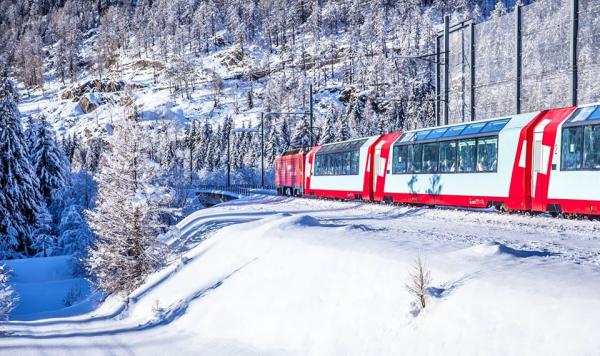 瑞士睇景必搭冰川快車Glacier Express 欣賞阿爾卑斯山絕美雪景