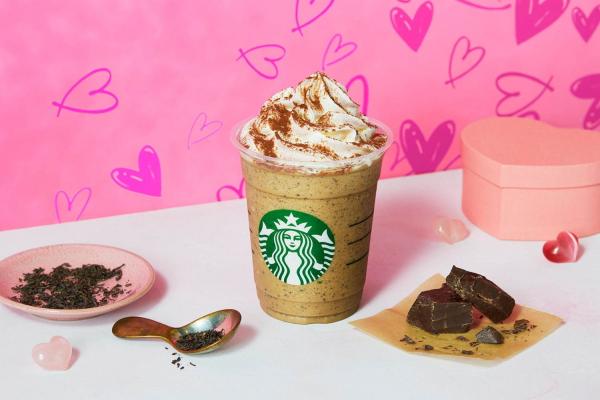 日本Starbucks推出朱古力奶茶星冰樂 2020年情人節限定必飲！
