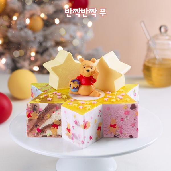 韓國雪糕店推迪士尼聯乘雪糕蛋糕 掉進蜜糖罐的小熊維尼！