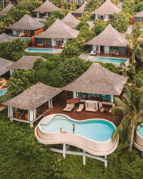 泰國蘇梅島海灘豪華Pool Villa 浸浴歎海景/私人無邊際泳池