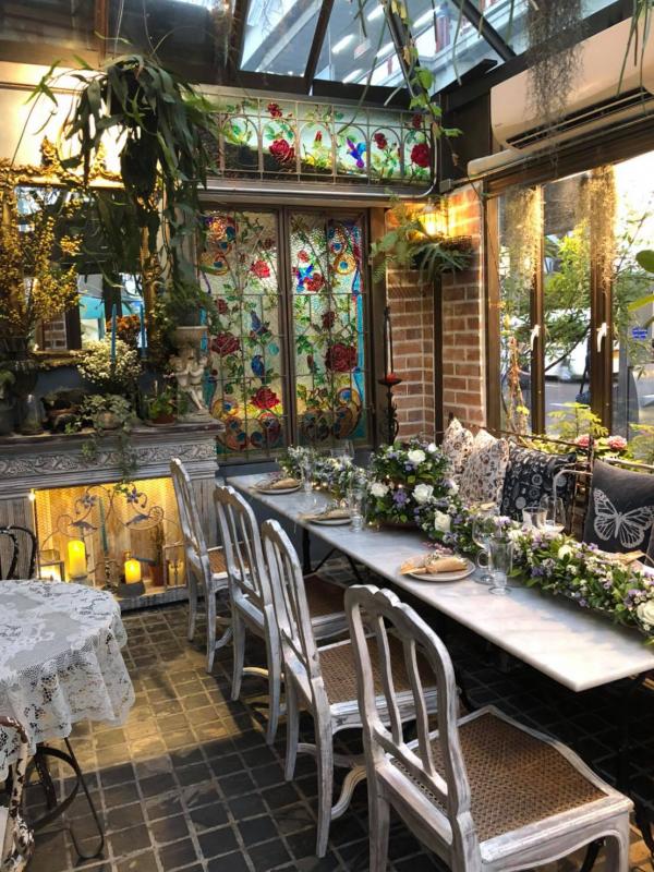 曼谷歐洲教堂復古風Cafe 招牌立體動物拉花果汁造型可愛