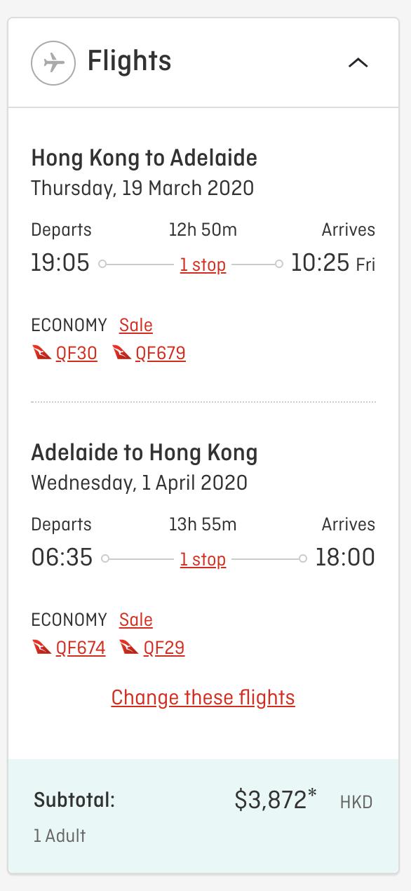 澳洲航空全年優惠勁減！ 直航來回墨爾本/悉尼/布里斯班等澳洲各地39起