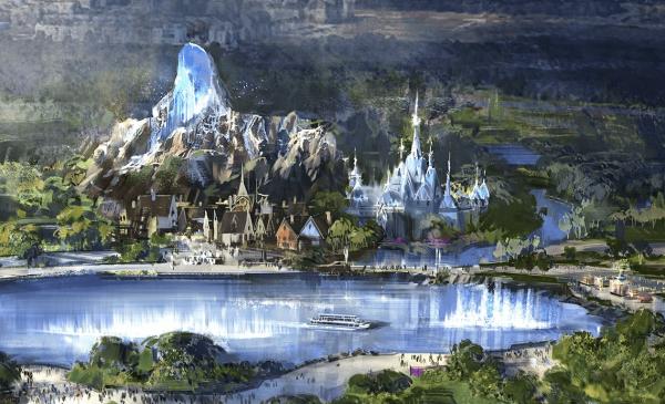 將Frozen冰雪世界帶到現實 巴黎迪士尼Frozen園區概念圖曝光