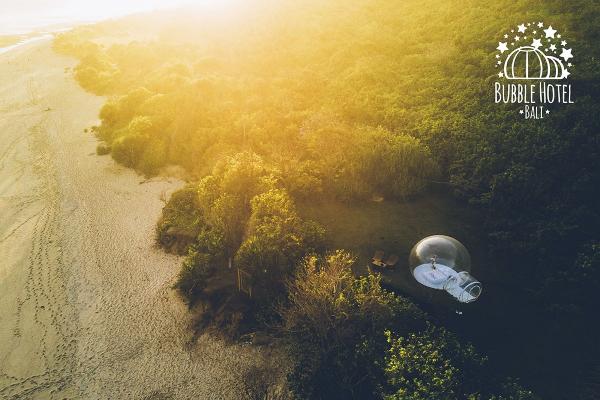 峇里島透明波波屋酒店「Bubble Hotel Bali」 座擁絕美海景/觀賞浪漫星空