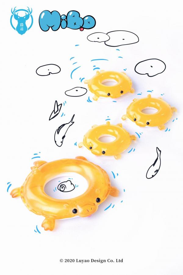 台灣設計超可愛水獺星人扭蛋 用力吹水泡款式超可愛！