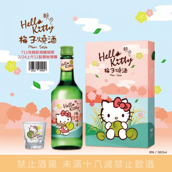 台灣「醉月」推Hello Kitty造型櫻花酒 超可愛淡粉色設計/附送手工櫻花杯