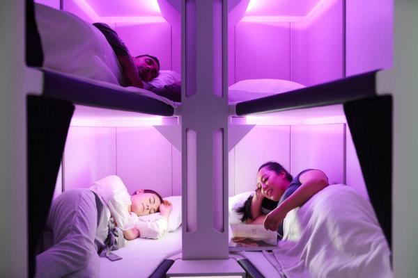 紐西蘭航空經濟艙有床攤低瞓 首創Skynest空中膠囊睡眠體驗