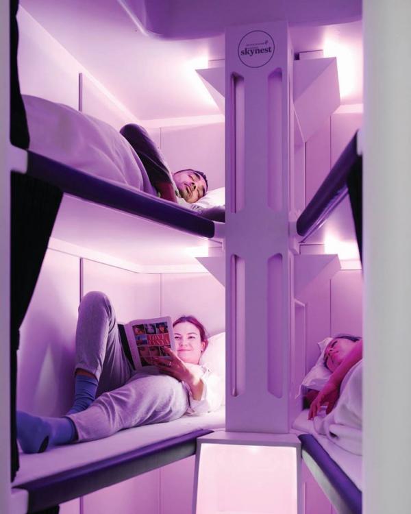 紐西蘭航空經濟艙有床攤低瞓 首創Skynest空中膠囊睡眠體驗
