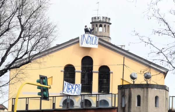 意大利禁止探監引起暴動 50名囚犯越獄、7名囚犯死亡
