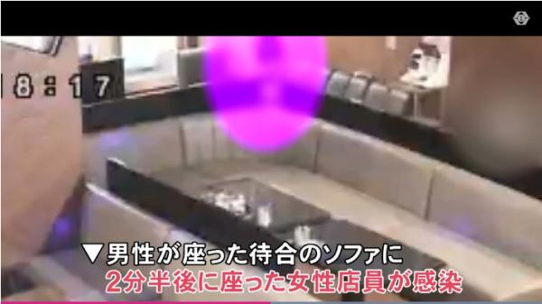日本男確診後去酒吧播毒 女店員無接客坐過同一梳化即感染