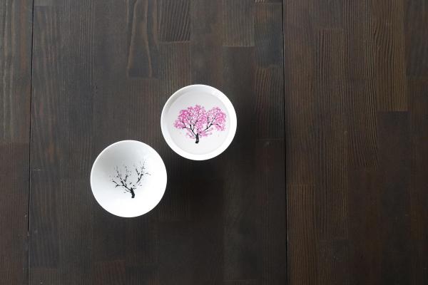 日本陶器店新推冷感變色櫻花酒杯 一遇冷飲櫻花盛開超精緻！