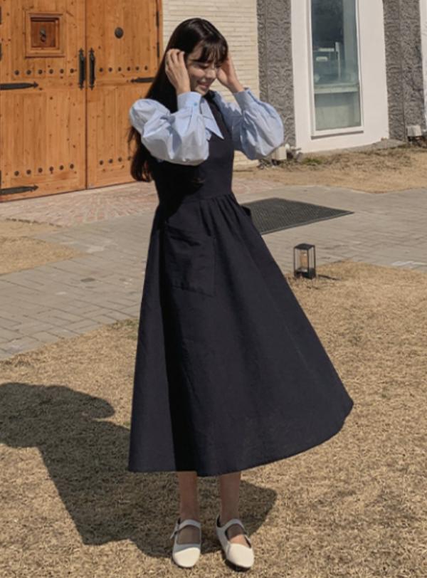 CHERRYKOKO Girlish Pocket Dress(原價約港幣4,53折後約港幣4) Gmarket 8大人氣時裝低至3折 精選多款減價休閒衫/褲/OL上班服起