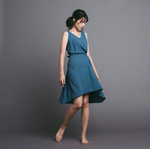 多穿法洋裝 - 藍 HKD 9.5