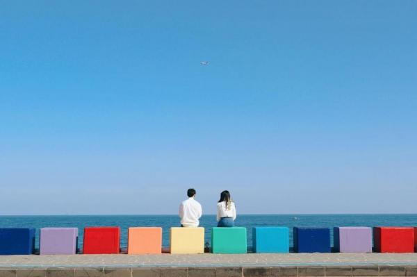 韓國5大彩色打卡景點推介 濟州 道頭彩虹海岸道路 (제주 도두해안도로)