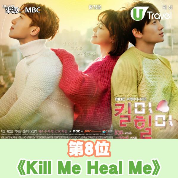 8.《Kill Me Heal Me》主演：池晟、黃正音、朴敘俊